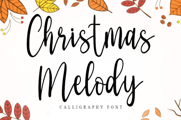 Christmas Melody Font Poster 1