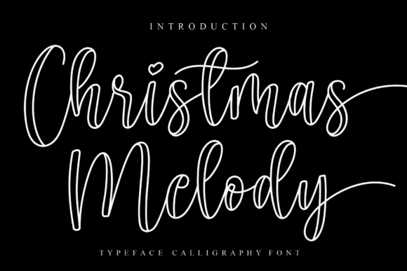 Christmas Melody Font Poster 1