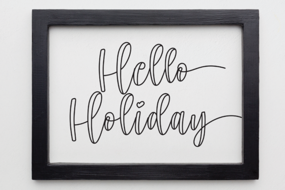 Christmas Melody Font Poster 7