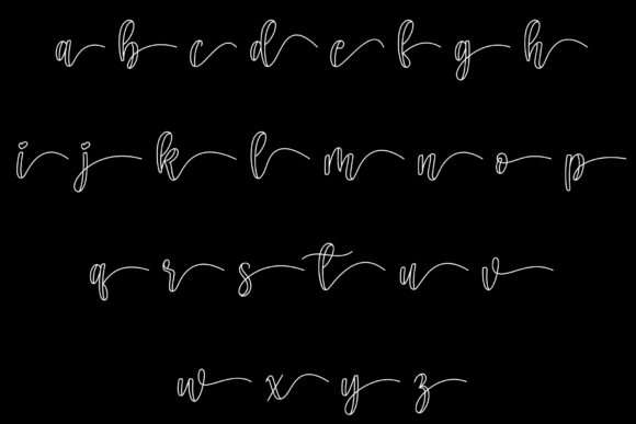 Christmas Melody Font Poster 9