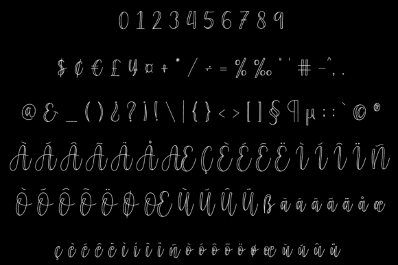 Christmas Melody Font Poster 10