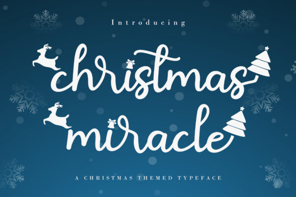 Christmas Miracle Font Poster 1
