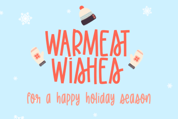 Christmas Party Font Poster 2