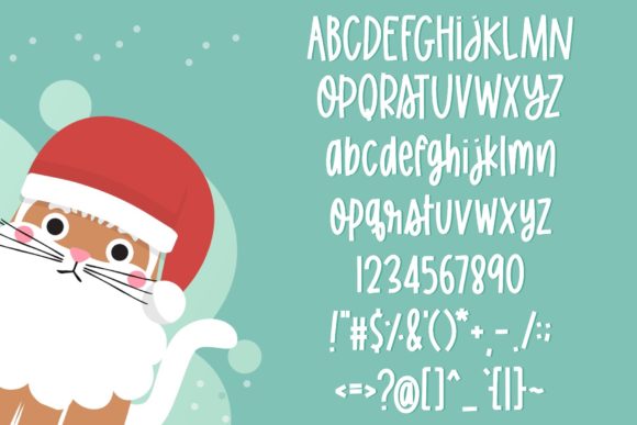 Christmas Party Font Poster 7