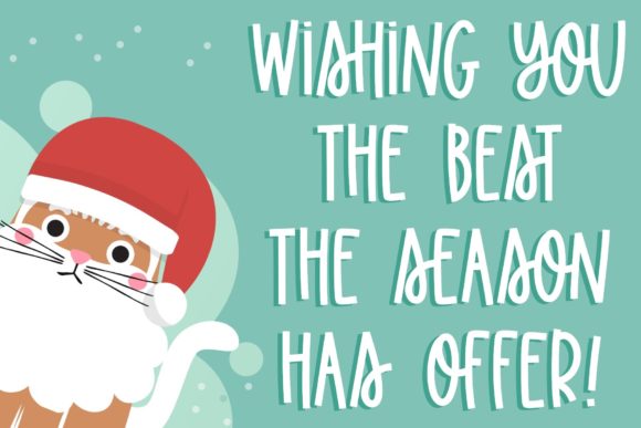 Christmas Party Font Poster 8