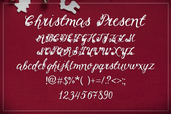 Christmas Present Font Poster 2