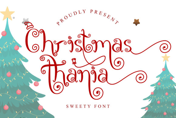 Christmas Thania Font Poster 1