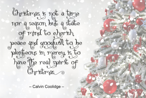 Christmas Thania Font Poster 3