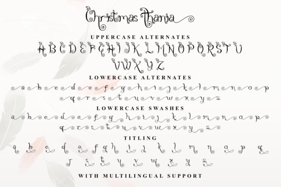 Christmas Thania Font Poster 9