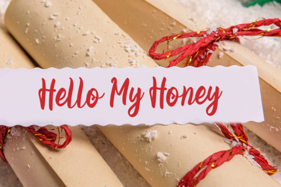Christmas Wedding Font Poster 3