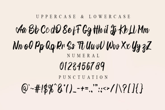 Christmas Wedding Font Poster 4