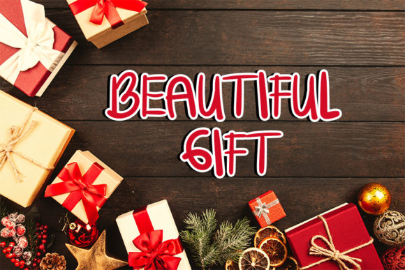 Christmas Winter Font Poster 2