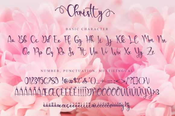 Christty Font Poster 8