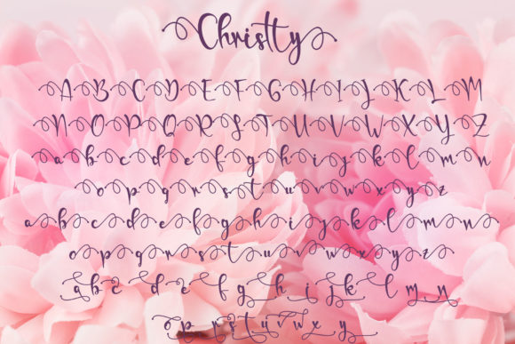 Christty Font Poster 9