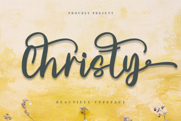 Christy Font Poster 1