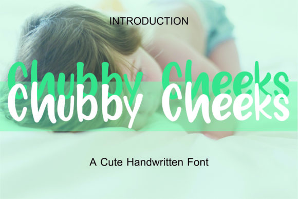 Chubby Cheeks Font Poster 1