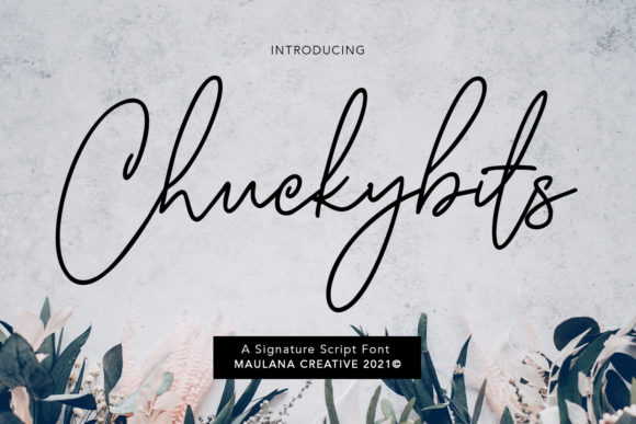 Chuckybits Font Poster 1