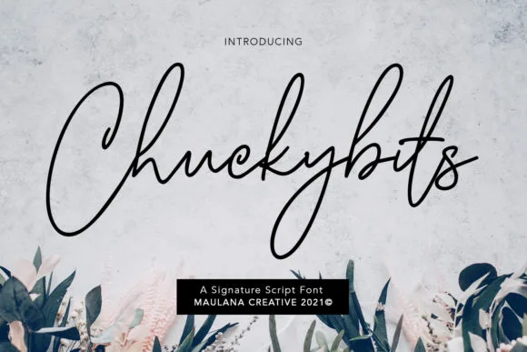 Chuckybits Font Poster 1