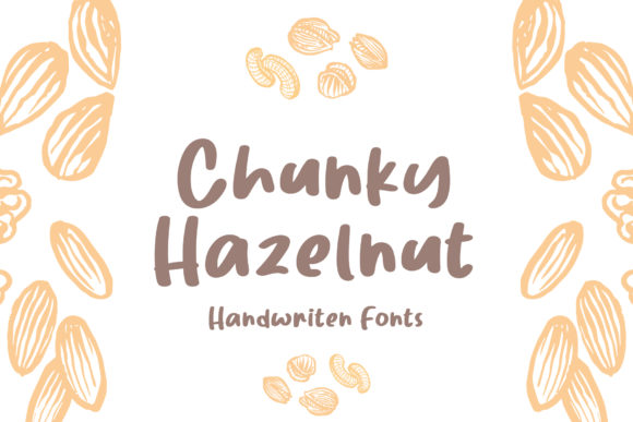 Chunky Hazelnut Font Poster 1