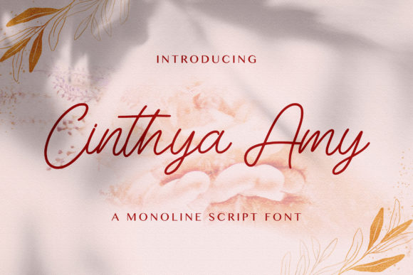 Cinthya Amy Font Poster 1