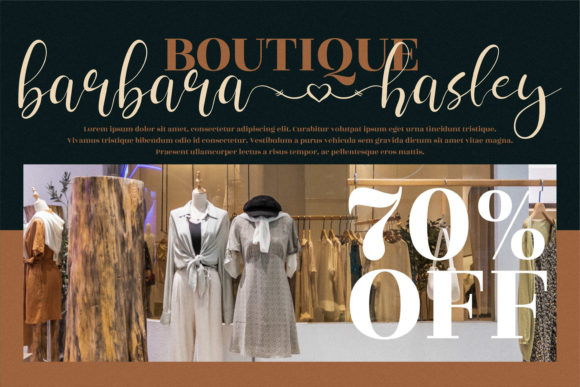 Clara Sherly Font Poster 3