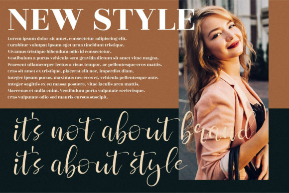 Clara Sherly Font Poster 5