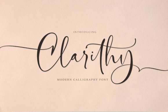Clarithy Font Poster 1