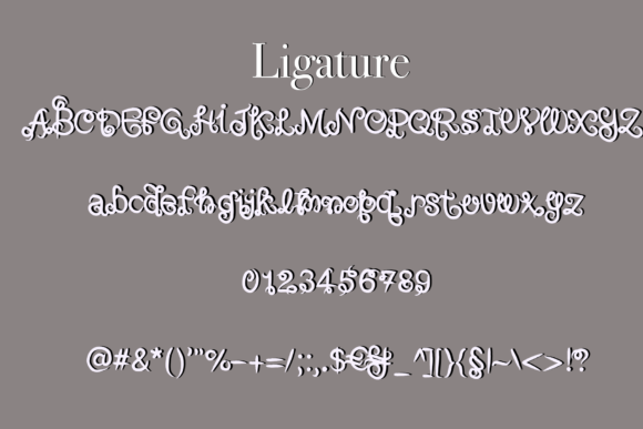 Classic Design Font Poster 2