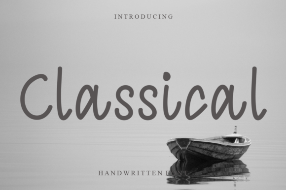 Classical Font Poster 1