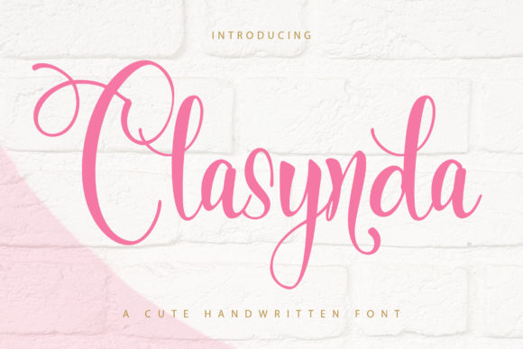 Clasynda Font Poster 1