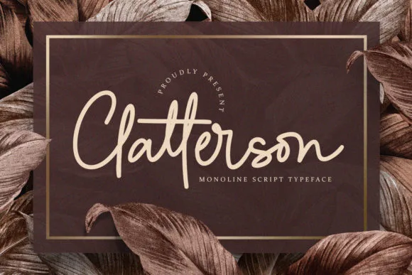 Clatterson Font Clatterson Font Poster 1