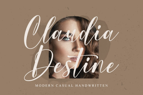Claudia Destine Font Poster 1