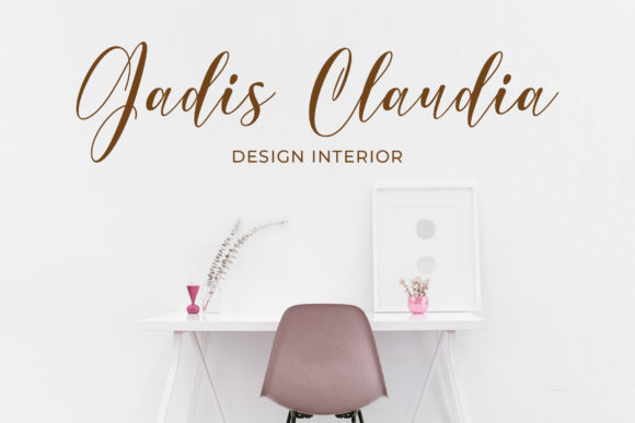 Claudia Destine Font Poster 9