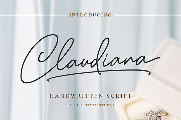 Claudiana Font Poster 1