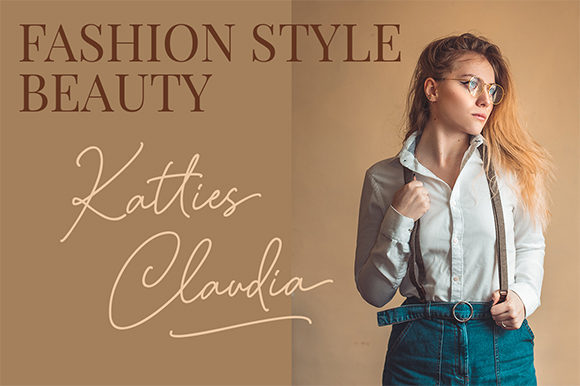 Claudiana Font Poster 5