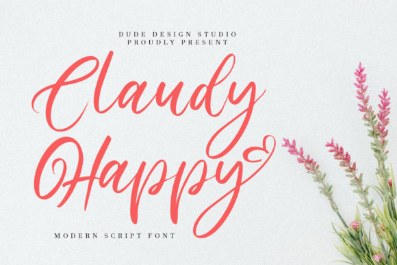 Claudy Happy Font Poster 1