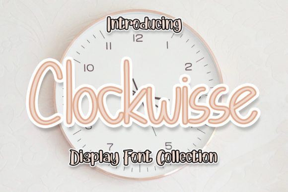 Clockwisse Font Poster 1