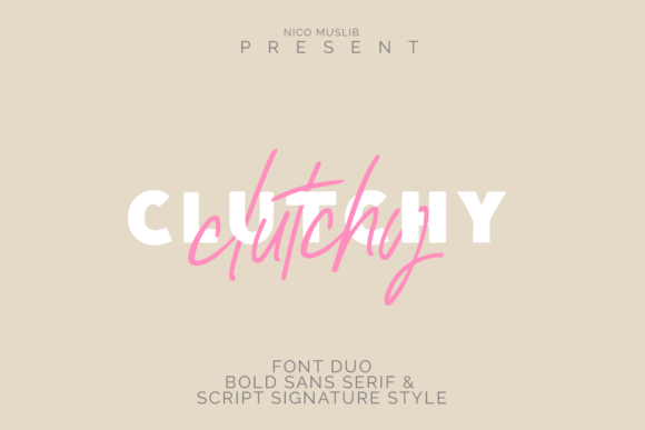 Clutchy Font Poster 1