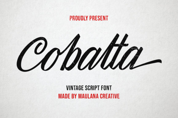 Cobalta Font Poster 1