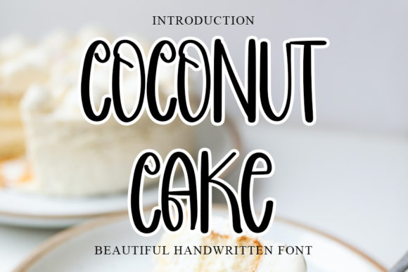 Coconut Cake Font Poster 1