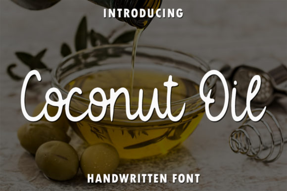 Coconut Oil Font Poster 1