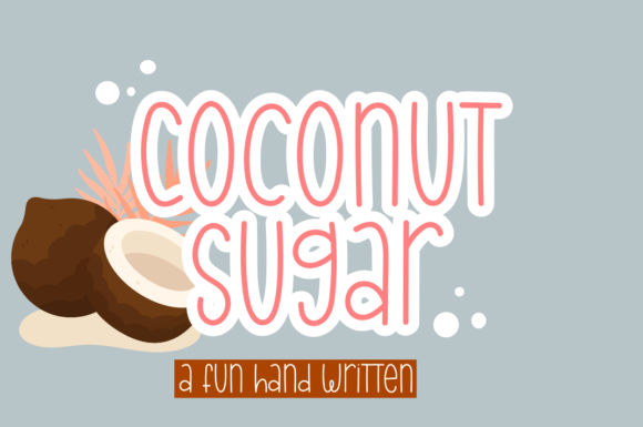 Coconut Sugar Font Poster 1