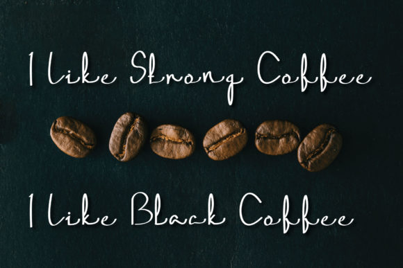 Coffee Font Poster 2