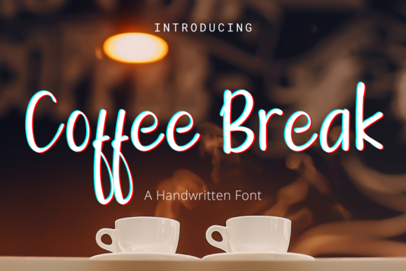 Coffee Break Font Coffee Break Font Poster 1