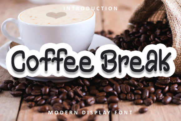 Coffee Break Font Poster 1