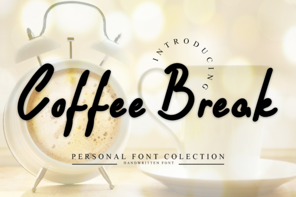 Coffee Break Font Poster 1