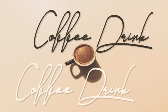 Coffee Drink Font
