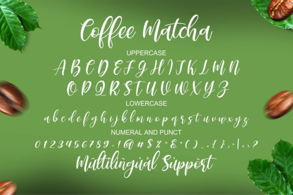 Coffee Matcha Font Poster 8