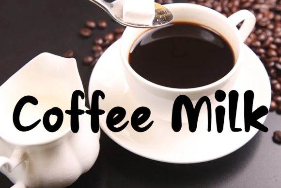 Coffee Milk Font Poster 1