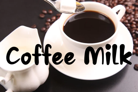 Coffee Milk Font